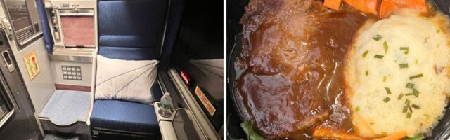 I upgraded my Amtrak seat to a 23-square-foot roomette by bidding $110. Here's what the 15-hour train ride was like.