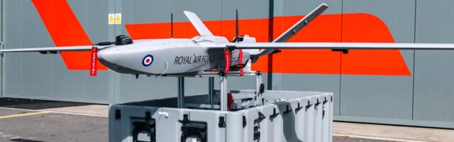 Check out the Royal Air Force's new StormShroud drone made to jam enemy radars and clear the way for F-35s and Typhoon fighters