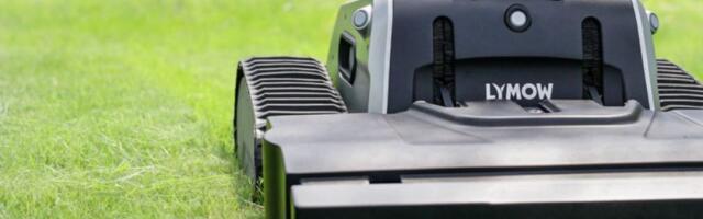 Lymow shows off robotic lawn mower with mulching blades, tracked treads at CES