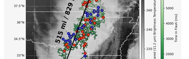 Astonishing ‘Megaflash’ Sets World Record for Longest Lightning Strike