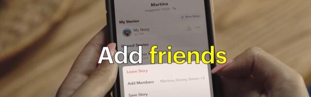 Snapchat adds Story sharing option