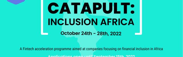 The final week for applications to the Catapult: Inclusion Africa acceleration programme!