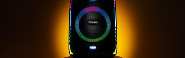 BlueAnt’s compact X5i party speaker offers 120-watts and two karaoke mics
