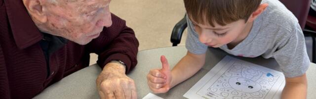 My twins go to preschool at a nursing home. Its taught them about empathy and grief.