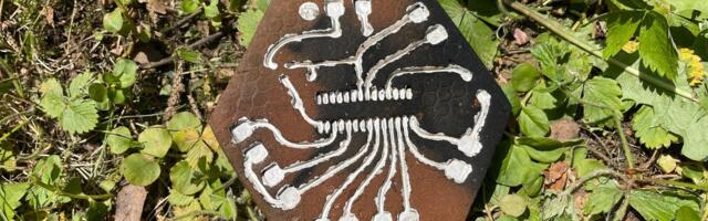 Hacktivists share a guide on making working electronics PCBs made from natural clay with prehistoric technique — ethical hardware tutorial explains how to find clay, stamp 3D printed circuits, paint traces, and fire tablets