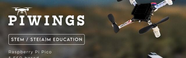 PiWings 2.0 Kickstarter flies in with Raspberry Pi Pico and ESP32