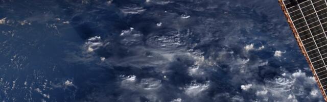 Astronaut’s photos from ISS make clouds look otherworldly