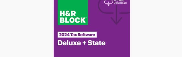 Early Tax Refund Opportunity With This $40 Deal on H&R Block Deluxe Tax Software at Its Lowest Price Ever