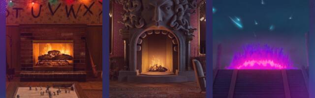 Stranger Things and KPop Demon Hunters get Netflix yule logs