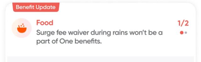 After Zomato Gold, Swiggy One Drop Rain Surcharge Waiver For Users