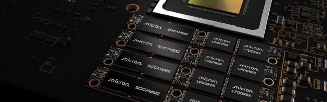 Micron launches a 256GB SOCAMM2 memory module using 64 32GB LPDDR5x chips — and yes, hyperscalers can shove 8 in an AI server to reach 2TB capacity: mere mortals need not apply