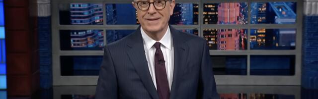 Stephen Colbert weighs in on Trumps latest comments about Jimmy Kimmel