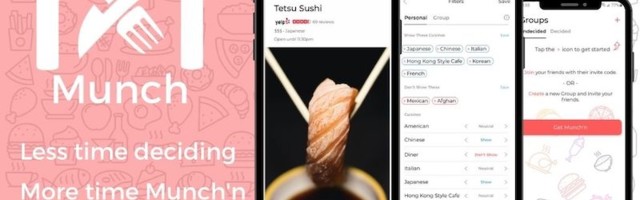 Munch Makes Selecting a Restaurant to Go to For a Group as Easy as Swiping Right
