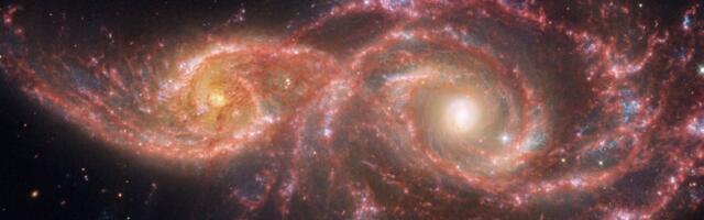 Webb and Hubble telescopes provide a preview to galactic cannibalism