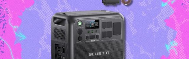 The Bluetti AC200L portable power station with car charger is back to a record-low price at Amazon