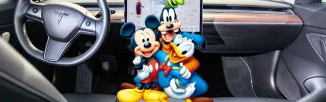 Tesla’s new update includes Disney+ and I AM SWEATING WITH JOY