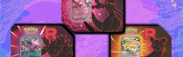 Save $6.95 on the Pokémon TCG Destined Rivals Team Rocket Tin at TCGPlayer vs. Amazon