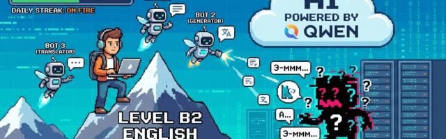 «Навайбкодил» себе путь к уверенному английскому: экосистема AI-ботов для тех, кто устал «всё понимать, но молчать»