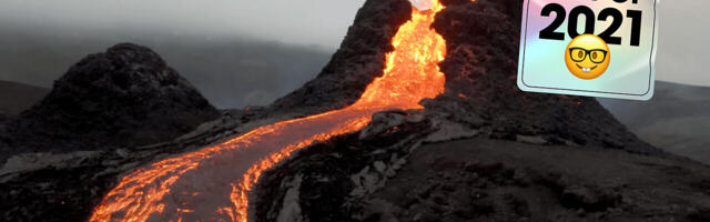 Take 15 seconds of your time to watch a drone fly by an erupting volcano