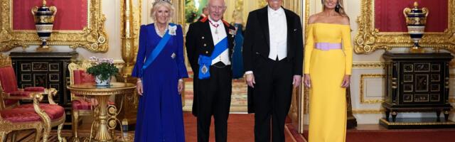 Photos show the pomp and circumstance of Trump's UK visit, including military jet flyovers and a state dinner full of tech CEOs