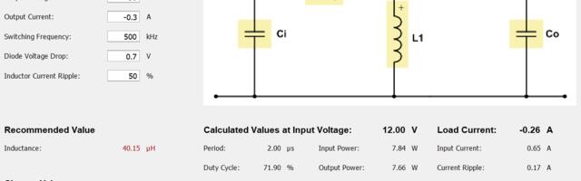 Инвертор напряжения или Inverting Buck-Boost