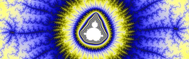 Множество Мандельброта. Суперсэмплинг 2x2 (4 прохода). DwmFlush — синхронизация с монитором 60 fps