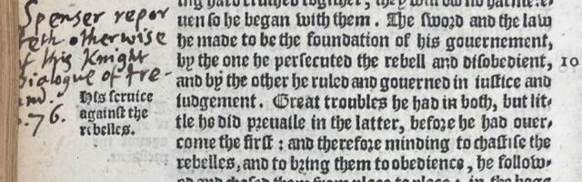 John Milton’s handwritten notes make this 16th century history book a rare find