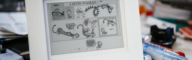 Raspberry Pi drives daily Calvin and Hobbes comic fun via E-ink display