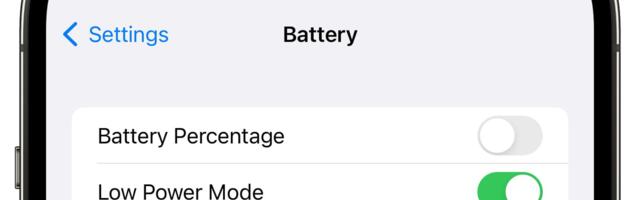 How to Prevent Your iPhone's Low Power Mode From Turning Off