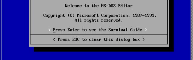 Microsoft surprises MS-DOS fans with remake of ancient text editor that works on Linux