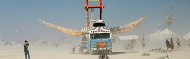 Private planes halted at Burning Man's volunteer-run airport as a storm rips through the Playa