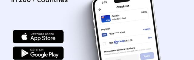 A downloadable eSIM keeps you connected worldwide — get it 50% off