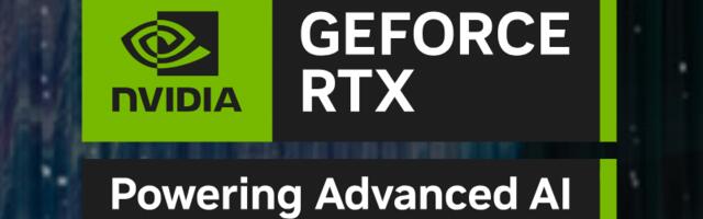 Nvidia revamps GeForce RTX badge with AI slogan — new logo reads "GeForce RTX Powering Advanced AI"