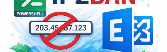 IP2Ban для Exchange средствами PowerShell