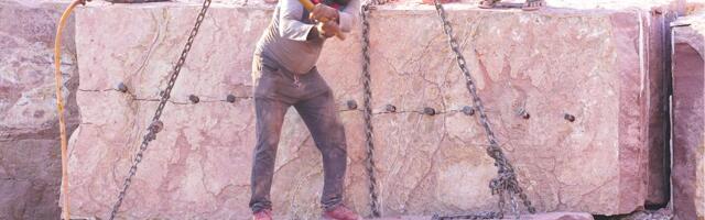How millions are trapped in modern-day slavery at sandstone quarries in India