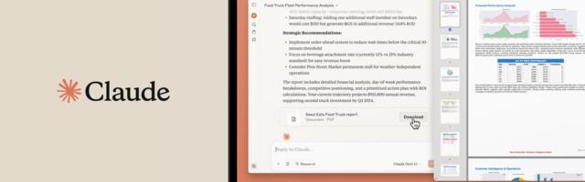 Claude Can Now Spin Up Spreadsheets, Reports and Slide Decks Directly in Chat