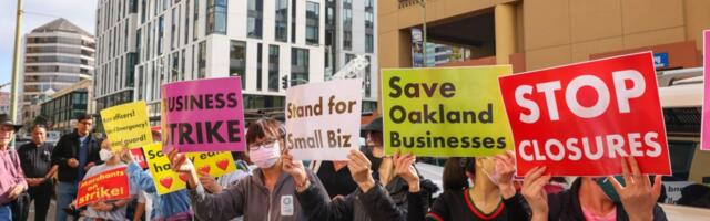 Oakland business owners call for state of emergency on crime amid symbolic strike