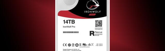 The Seagate IronWolf Pro 14TB at all-time low $224 — less than $16 per terabyte, five-year warranty, three year free data recovery