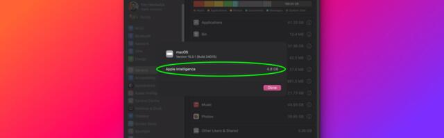 macOS 15.4 Beta 'Hides' Amount of Storage Used by Apple Intelligence