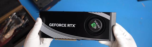Blower-style RTX 4090 48GB teardown reveals dual-sided memory configuration — PCB design echoes the RTX 3090