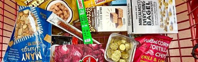 I travel for work at least once a month. I always buy these 12 Trader Joe's snacks to enjoy on the plane.