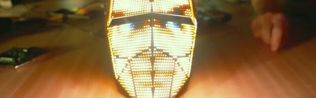 With this Raspberry Pi powered mask you can 'become anyone' hidden behind 2,960 LEDs