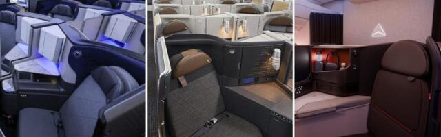 American, Delta, and United are in a business-class arms race for premium flyers. See how their newest suites compare.