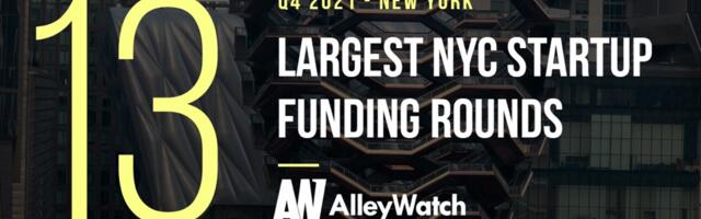 These are the 13 Largest NYC Tech Startup Funding Rounds of Q4 2021