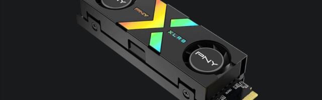 PNY's New PCIe 5.0 SSD Has an RGB Cooler With Dual Fans