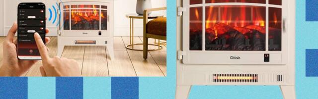 How a $200 Fake Fireplace From Home Depot Soothed My Soul