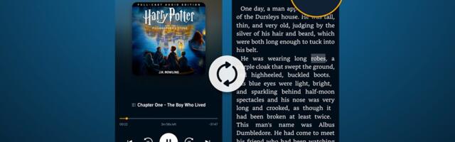 Audible syncs ebook reading and audiobook listening to keep you focused