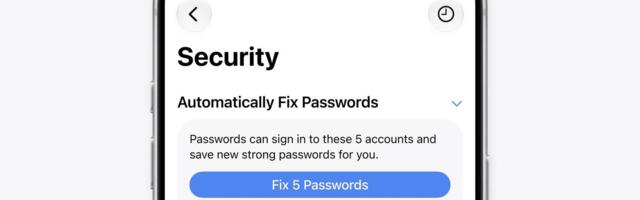Apple Passwords Can Now Automatically Fix Weak and Compromised Passwords With Agentic AI
