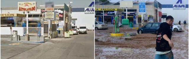 Shocking before and after photos show the devastation from flash floods in Spain