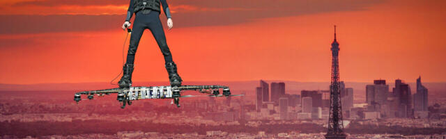 Watch with envy as this hoverboard soars over Paris